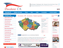Tablet Screenshot of dovolenavcr.cz